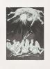 The ninth etching by Arthur Boyd from 'The Lady and The Unicorn' portfolio.