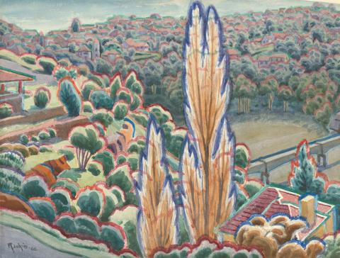 Artwork Cammeray this artwork made of Watercolour and gouache over pencil on wove paper, created in 1960-01-01